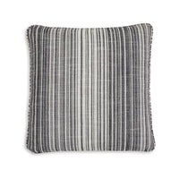 Jena 22 Inch Accent Pillow Set of 4, Indoor Outdoor, Black White Striped - BM318581