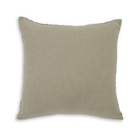 Nera 20 Inch Accent Pillow Set of 4, Distressed Chevron Pattern, Tan Black  - BM318620
