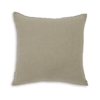 Nera 20 Inch Accent Pillow Set of 4, Distressed Chevron Pattern, Tan Black  - BM318620
