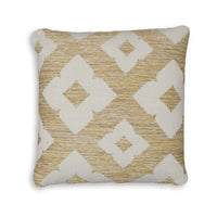 Neyr 18 Inch Throw Pillow Set of 4, Indoor Outdoor, Yellow White Floral - BM318626