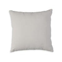 Throw Pillow Set of 4, 20 Inch, Woven Gray Design, Straight Edge, Polyester - BM318638