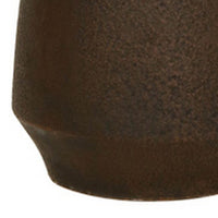 Adea Flower Vase, Antiqued Amphora Shape, Thin Neck Style, Brown Terracotta - BM318697