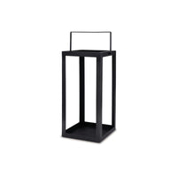 Iana Lantern, Decorative Farmhouse Cage Style, Handle, Black Metal - BM318705