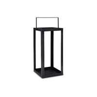 Iana Lantern, Decorative Farmhouse Cage Style, Handle, Black Metal - BM318705