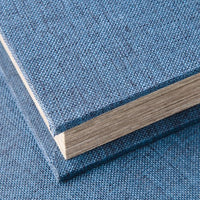 Jolly Decor Storage Box Set of 3, Blue Book Design, Black Velvet Lining  - BM318931