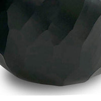 Fory Decorative Vase, Glass Frame, Narrow Mouth, Black Finish, 7 Inch  - BM318937
