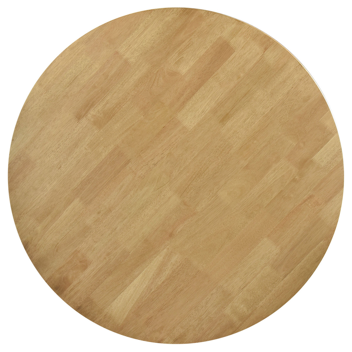 Evans Dining Table, Round Top, Angled Base, Walnut Brown Hardwood, 42 Inch  - BM319025