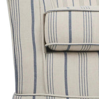 Accent Swivel Chair, Modern Round Barrel Back, Soft White Gray Fabric -BM320543