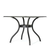 Serb Outdoor Dining Table, 37 Inch Square, Handcrafted Copper Patina Finish -BM320570
