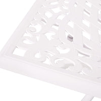 Toni Table, 67 Inch Rectangular Lattice Top, Saber Legs, White Aluminium -BM320598
