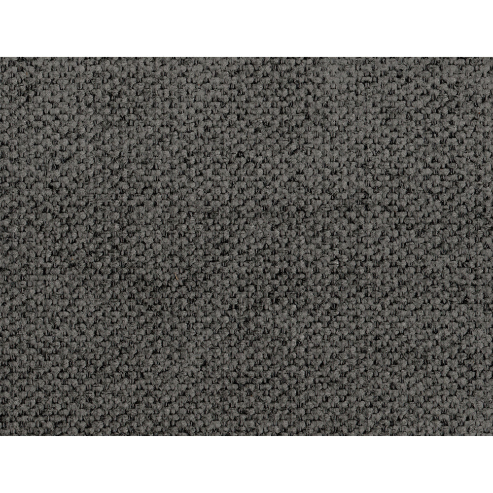 Levy Accent Chair, Iron Gray Polyester, Soft Plush Foam, Black Metal Legs -BM320830