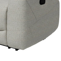 Gira Manual Recliner Chair with Contour Armrest, Wood Frame, Beige Fabric  -BM321110