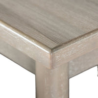 Kene 7pc Dining Table Set with 6 Padded Chairs, Solid Edge Band, Gray - BM321122