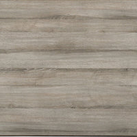 Kene 7pc Dining Table Set with 6 Padded Chairs, Solid Edge Band, Gray - BM321122