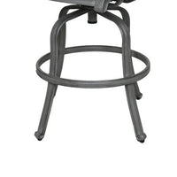 Mace Outdoor Patio Barstool Chair Set of 2, Aluminium, Golden Beige -BM321193