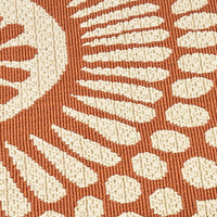 Monis Area Rug, Rectangular 3 x 5, Ivory Indoor Outdoor, Medallion pattern -BM321217