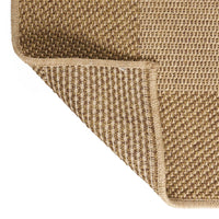 Ricky Area Rug, Rectangular 5 x 7, Light Brown Indoor Outdoor Plaid Pattern -BM321219