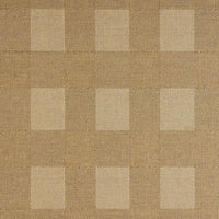 Ricky Area Rug, Rectangular 8 x 10, Light Brown Plaid, Indoor Outdoor -BM321220