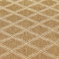 Nicks Area Rug, Rectangular 5 x 7, Brown Indoor Outdoor Diamond Pattern -BM321240