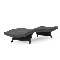 Mach Chaise Lounger, Dark Gray Rattan Wicker Frame, Outdoor, 79 Inch -BM321243