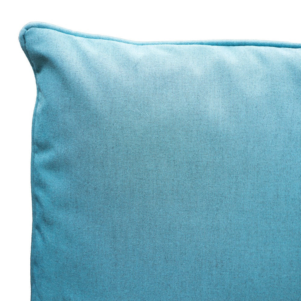 Naed Rectangular Outdoor Throw Pillow Set of 2 12 x 18, Teal Blue Fabric By Casagear Home