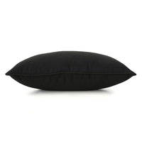 Naed Rectangular Outdoor Throw Pillow Set of 2, 18x12 Black -BM321269