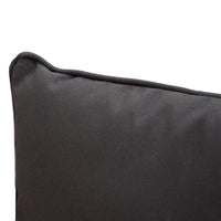 Naed Rectangular Outdoor Throw Pillow Set of 2, 18x12 Black -BM321269
