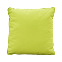 Naed Square Outdoor Throw Pillow Set of 2, 18 Inch, Green Water Resistant By Casagear Home