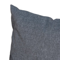 Naed Rectangular Throw Pillow Set of 2, 12 x 18, Soft Gray Indoor Outdoor By Casagear Home