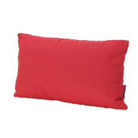 Naed Rectangular Throw Pillow Set of 2, 12 x 18, Cherry Red Indoor Outdoor By Casagear Home