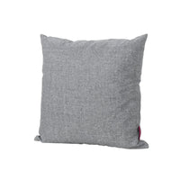 Naed Square Outdoor Throw Pillow Set of 2, 18 Inch, Gray Water Resistant By Casagear Home