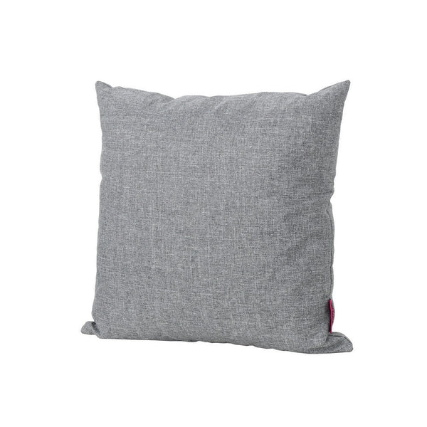 Naed Square Outdoor Throw Pillow Set of 2, 18 Inch, Gray Water Resistant By Casagear Home