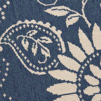 Dian Area Rug, 5 x 7, Power Loom, Ivory Blue Floral Details, Indoor Outdoor -BM321307