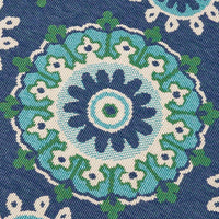 Dian Area Rug, 5 x 7, Power Loom, Navy Blue Floral Details, Indoor Outdoor -BM321311