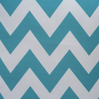 Isol Rectangular Outdoor Throw Pillow Set of 2, Chevron Pattern, Teal Blue By Casagear Home