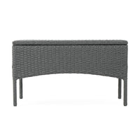 Orry 4pc Outdoor Table Set, 1 Loveseat, 2 Accent Chairs, Dark Gray Finish -BM321327