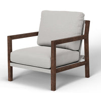 Tery Accent Chair, Lumbar Pillow, Transitional Pine Wood, Ivory Polyester -BM321522