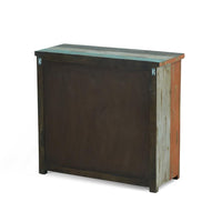 Ryna Sideboard Cabinet, 2 Drawers, 2 Doors, Boatwood Style Brown Mango Wood -BM321599