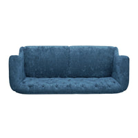 Kyle Sofa, 75 Inch, Classic Turned Wood Legs, Button Tufted Light Blue -BM321715