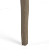 Lexy Outdoor Dining Chair, Square 36 Inch, Gray Acacia Wood, Tapered Legs -BM323371