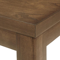 Kiyan Counter Height Dining Table, Brown Rubberwood, 59 Inch Rectangular -BM323415