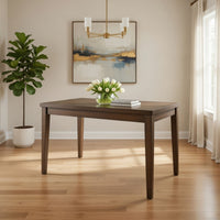 Kiyan Counter Height Dining Table, Brown Rubberwood, 59 Inch Rectangular -BM323415