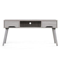 Caden TV Media Entertainment Console, 2 Drawers, 1 Shelf, Gray 47 Inch -BM323626