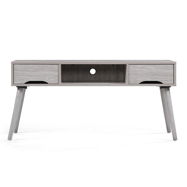 Caden TV Media Entertainment Console, 2 Drawers, 1 Shelf, Gray 47 Inch -BM323626