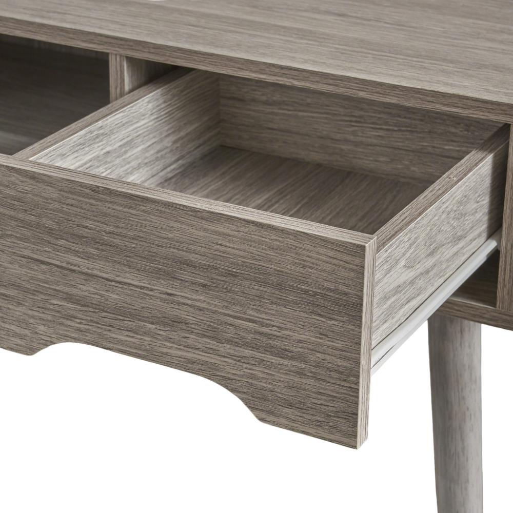 Caden TV Media Entertainment Console, 2 Drawers, 1 Shelf, Gray 47 Inch -BM323626