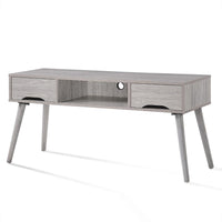 Caden TV Media Entertainment Console, 2 Drawers, 1 Shelf, Gray 47 Inch -BM323626