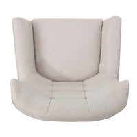 Ranie Accent Club Chair, Rubberwood Legs Wheat Button Tufted Polyester -BM323673