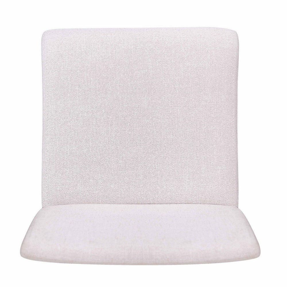 Heli Side Dining Chair, Set of 2, Curved, Beige Textured, Splayed Legs - BM323767