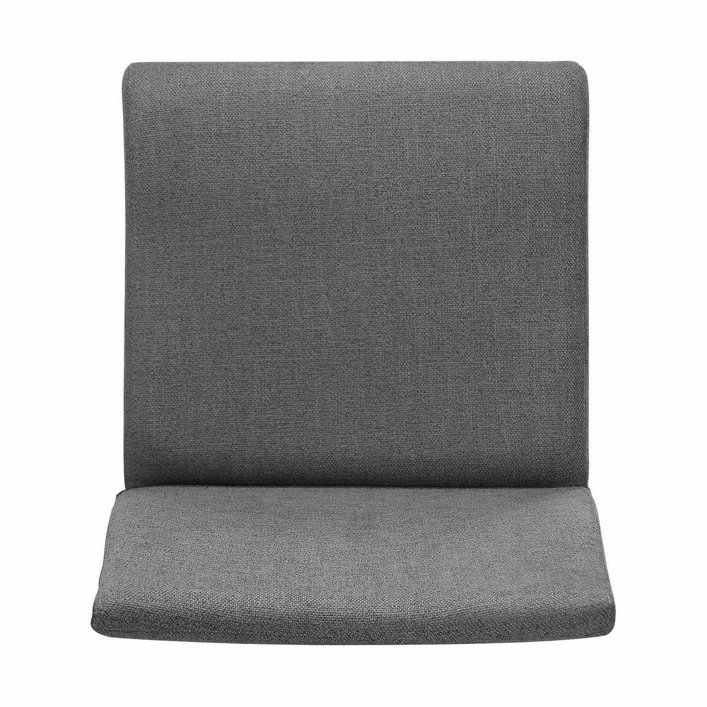 Heli Side Dining Chair, Set of 2, Curved, Dark Gray, Splayed Legs - BM323769