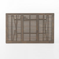 Cami Outdoor Foldable Bistro Table, 44in Rectangular Gray Acacia Wood - BM323854
